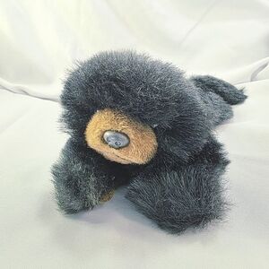 TY Classic Black Bear Plush Stuffed Toy Buddies 12 Inch 1996